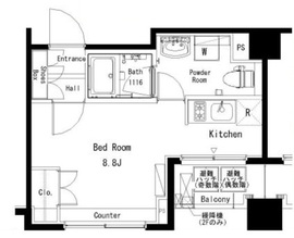 パークアクシス横浜井土ヶ谷 402 間取り図