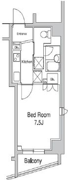 プラウドフラット代々木上原 603 間取り図