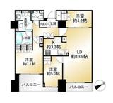 イトーピア武蔵野ブランマーク 5階 間取り図