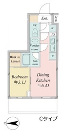 ドゥーエ王子神谷 303 間取り図
