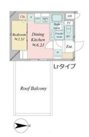 ドゥーエ王子神谷 605 間取り図