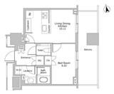 ブランズ渋谷桜丘 18階 間取り図
