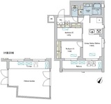 ブリリアイスト洗足池の杜 105 間取り図