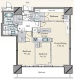 ブランズタワー豊洲 33階 間取り図