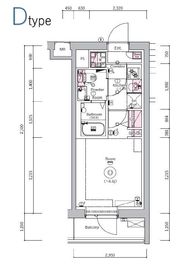 SYNEX YOKOHAMA-SHIMMACHI 706 間取り図