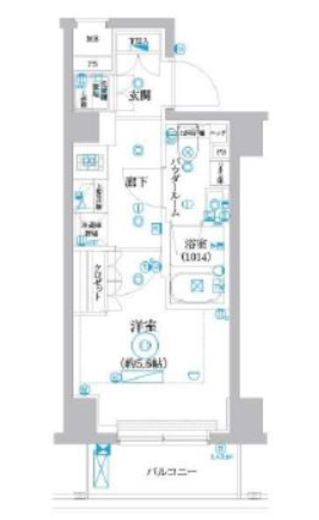 セジョリ横浜鶴見Ⅲ 603 間取り図
