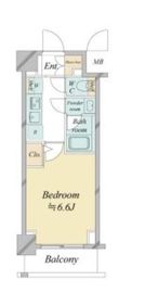 ドゥーエ新横浜 202 間取り図