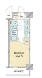 ドゥーエ新横浜 201 間取り図