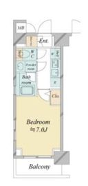 ドゥーエ新横浜 1112 間取り図