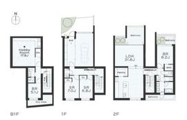 THE GRANDUO HANEGI VIOLET-02 間取り図
