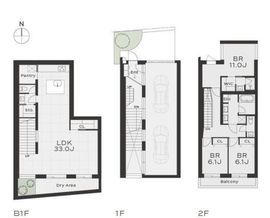 THE GRANDUO HANEGI SILVER-01 間取り図