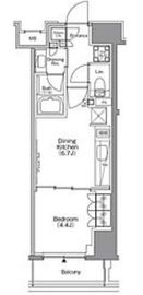 ザ・パークハビオ本所吾妻橋 602 間取り図