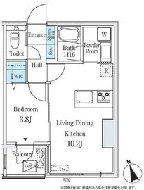 コージーコート谷中 301 間取り図