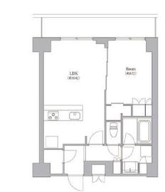 オアーゼ日暮里レジデンス 502 間取り図