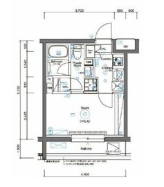 SYNEX HIGASHI-KANAGAWA (シーネクス東神奈川) 2階 間取り図