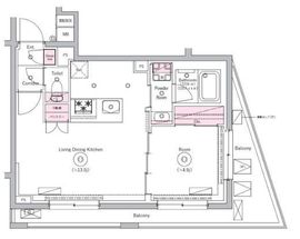 リテラス川崎ウエスト 502 間取り図