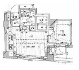 イニシアイオ杉並和泉 4階 間取り図