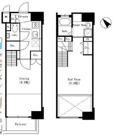 Dormouse Castle 1305 間取り図