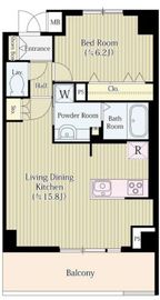 デュオレ セスト 307 間取り図