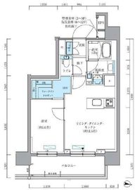パークアクシス新大橋 501 間取り図