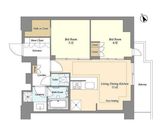 オアーゼ日暮里レジデンス 1104 間取り図