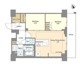 オアーゼ日暮里レジデンス 1105 間取り図