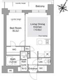 コンフォリア・リヴ文京護国寺 302 間取り図