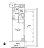 コンフォリア墨田立花 701 間取り図