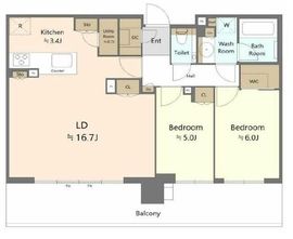 シティタワーズ東京ベイ 25階 間取り図