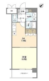サンハイム鶴見 B505 間取り図