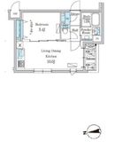 デュオフラッツ千歳船橋 404 間取り図