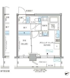 パークアクシス文京本郷 510 間取り図