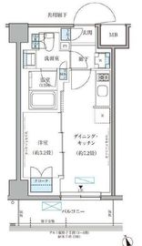 パークアクシス文京本郷 516 間取り図