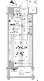メイクス浅草イースト 3階 間取り図