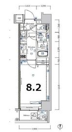 ジーベック押上 2階 間取り図