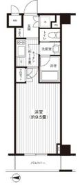 グランハイツ東新宿 416 間取り図