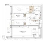 ザ・ウエストミンスター南平台 3階 間取り図