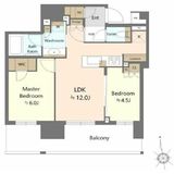 パークホームズ浅草橋 8階 間取り図
