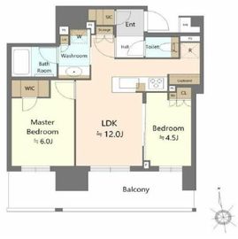パークホームズ浅草橋 8階 間取り図