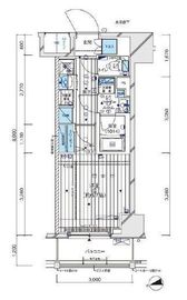 メインステージ横濱阪東橋 2階 間取り図
