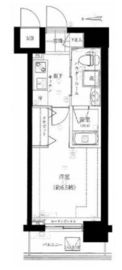 ガリシア浜松町 8階 間取り図