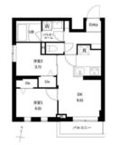 プレセダン千駄木 408 間取り図