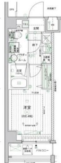 メインステージ横濱三ッ沢 2階 間取り図