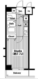 グランド・ガーラ渋谷松濤 4階 間取り図