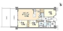 プラウド川崎矢向 1階 間取り図