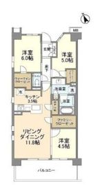 プラウド川崎矢向 2階 間取り図