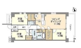 プラウド川崎矢向 3階 間取り図