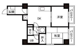 ライオンズマンション初台 1階 間取り図