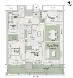 THE TOWER JUJO (ザ・タワー十条) 33階 間取り図