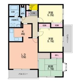 武蔵野パークヒルズ 5階 間取り図